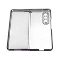 thumbnail image 5 of Folding Phone Case Fashionable Electroplated Phone Case Drop Protective Phone Cover for Z Fold 3 Black, 5 of 5
