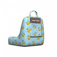 thumbnail image 2 of Yellow Bird Reading Pillow Cover, Simplistic Pattern with Rubber Toy Duck Drawing, Unstuffed Printed Bed Rest Case from Soft Fabric, Small, Pale Sky Blue Mustard, by Ambesonne, 2 of 4