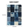 thumbnail image 2 of Car Seat Cover Baby, Indigo Patchwork Quilt Baby Car Seat Cover for Baby Boys Girls Newborn , Infant Car Seat Canopy Cover Nursing Breastfeeding Cover Warm Blanket, 2 of 7