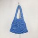 thumbnail image 1 of Bolso tejido de paja, bolso de cuerda de algodón para mujer, bolso tejido a mano, bolso de mano, estilo coreano, estilo perezoso, bolso de red de pesca Hugh, 1 of 6