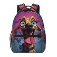 thumbnail image 1 of Easygdp Cartoon Big-Eyed Dog Mochila Ergonómica Versátil para Laptop - Múltiples Bolsillos, Correas Ajustables, Unisex para Escuela, Viajes y Actividades al Aire Libre-One Size, 1 of 5