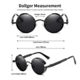 thumbnail image 2 of Gafas de sol Dollger Vintage Steampunk Gótico Retro de Metal, 2 of 9