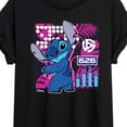 thumbnail image 3 of Disney - Lilo & Stitch - Stitch Grid - Women's Oversized T-Shirt, 3 of 5
