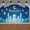 2A-180X110cm, variant on Golden Calligraphy Ramadan Banner Blue Night Sky Islamic Backdrop Ornate Crescent Moon Illuminated Lanterns Mosque Scene Display for Ramadan Celebration Family Gathering Religious Ceremony