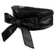 thumbnail image 4 of Cinturón de cintura ancha Jinwen para mujer piel sintética negro, 4 of 8