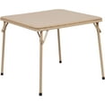 thumbnail image 2 of WYDK Kids Foldable Table, Folding Tables for Indoor and Outdoor Use,Square Card Table, Collapsible Design, Lightweight and Durable, Fold Up Tables, Ideal for Camping, Dining, Picnic,Tan, 2 of 9
