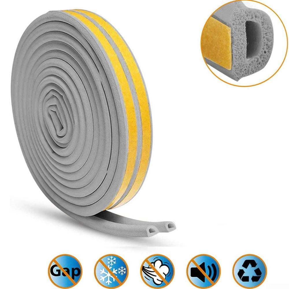 Draught Draft Excluder Self Adhesive Rubber Door Window Seal Strip Roll Tapes Kitchen, Dining