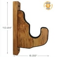thumbnail image 2 of Rush Creek Creations Wall Gun Display Hooks American Cherry 10.2 x 1.7 x 6.2, 2 of 5
