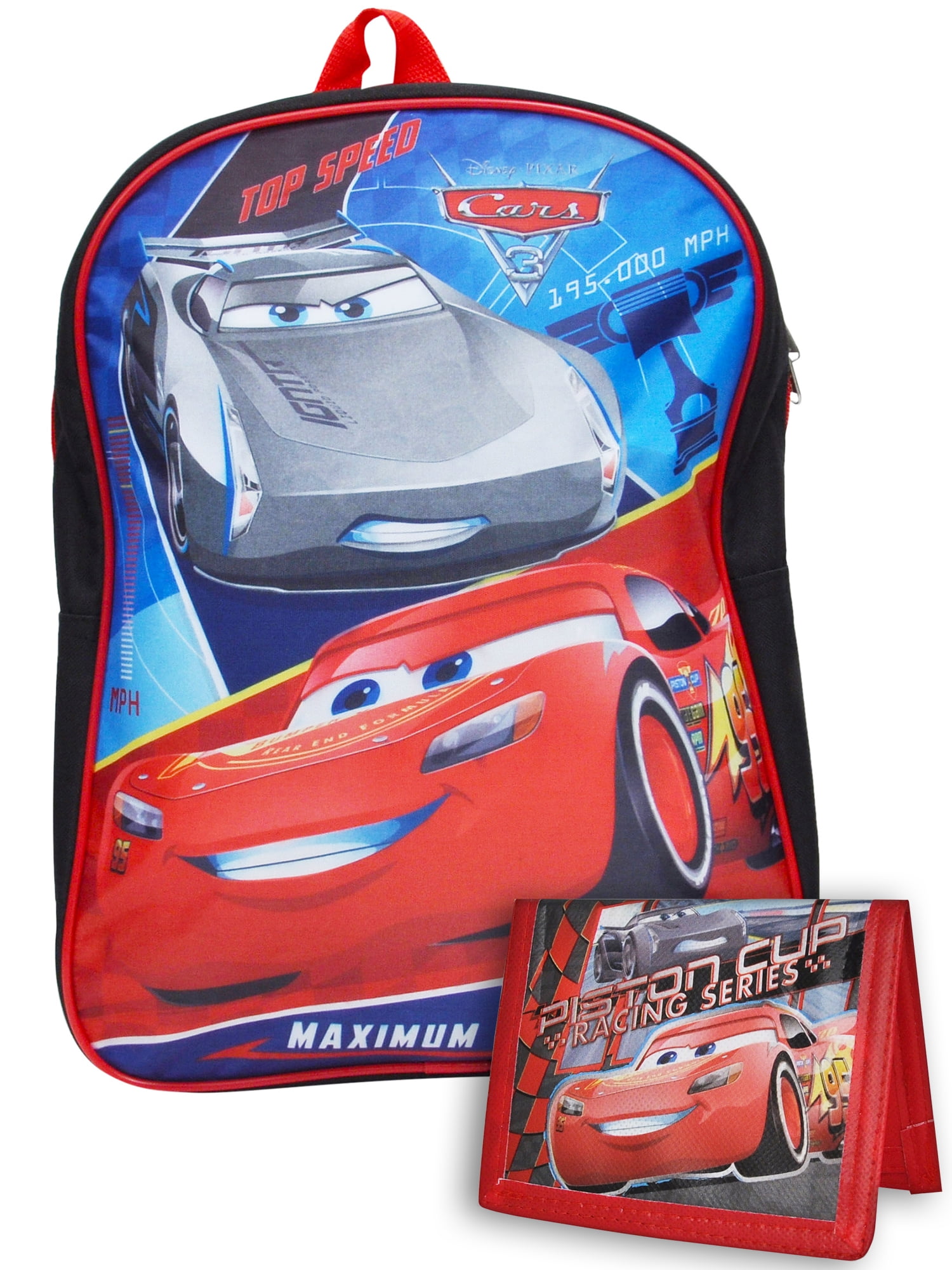 lightning mcqueen backpack walmart