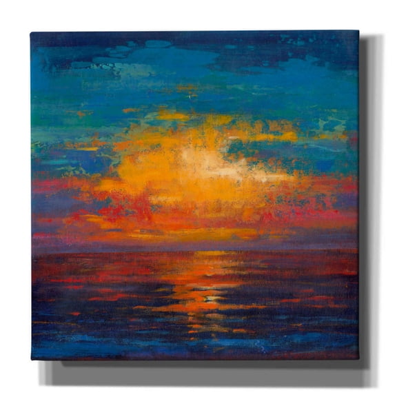 Epic Graffiti 'Sun Down II' by Tim O'Toole, Canvas Wall Art, 12"x12"