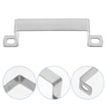 thumbnail image 4 of 6pcs Pipe Clamp Square Tube Clamp Bracket Tube Mount Clip Pipe Support Base Hanger, 4 of 4