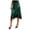 Dark Green, variant on Bias Cut Midi Skirt with Lace Pure Mulberry Silk Slip Skirt Women Elegant Dressy Midi Skirt (Black, L)