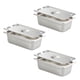 thumbnail image 1 of Hotel Pans HECMAC, tamaño 1/3, 4 pulgadas de profundidad, calibre 23, acero inoxidable, 1 of 7