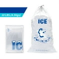thumbnail image 6 of LQXZWJY Plastic Ice Bags 8 Lb/10 Lb/20 Lb with Draw String Closure Pack 10,Plastic Ice Bags for Ice Storage, 6 of 7