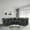 Black, variant on Aukfa 107" Manual Reclining Sectional Sofa with Cup Holder and Storage for Living Room Furniture, Gray