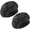 Black, variant on 2 count Satin Hair Bonnet for Women | Elastic and Shower Hair Caps | Satin Bonnet for Sleeping Women, Shower Caps | Double Layers Hair Cap | | 11.8Inches, Black