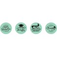 thumbnail image 2 of Darling Souvenir DIY 190 Pcs Graduation Theme Stickers for&nbsp;chocolate&nbsp;Candy Labels-Mint, 2 of 2