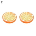 thumbnail image 2 of Flmtop Hot Lifelike Decorative Artificial Plastic Lemon Slices Fake Fruit Home Decor, 2 of 10