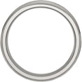 thumbnail image 2 of Titanium Ridged Edge 6mm Satin and Polished Band, 2 of 9