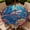 Cartoon Shark, variant on ARTSLION Round Outdoor Tablecloth For Up To 36in With Umbrella Hole & Zipper Waterproof Elastic Edge Fitted Table Cover Big Sunflower For Patio Picnic Party, Muted Teal Texture