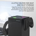 thumbnail image 6 of Cooling Fan for Xbox Series X Console, Temperature-Controlled Cooling Fan System 2 Holders for Controller Headphone Low Noise RGB Light 2 USB Ports for Charging & Data, 6 of 14