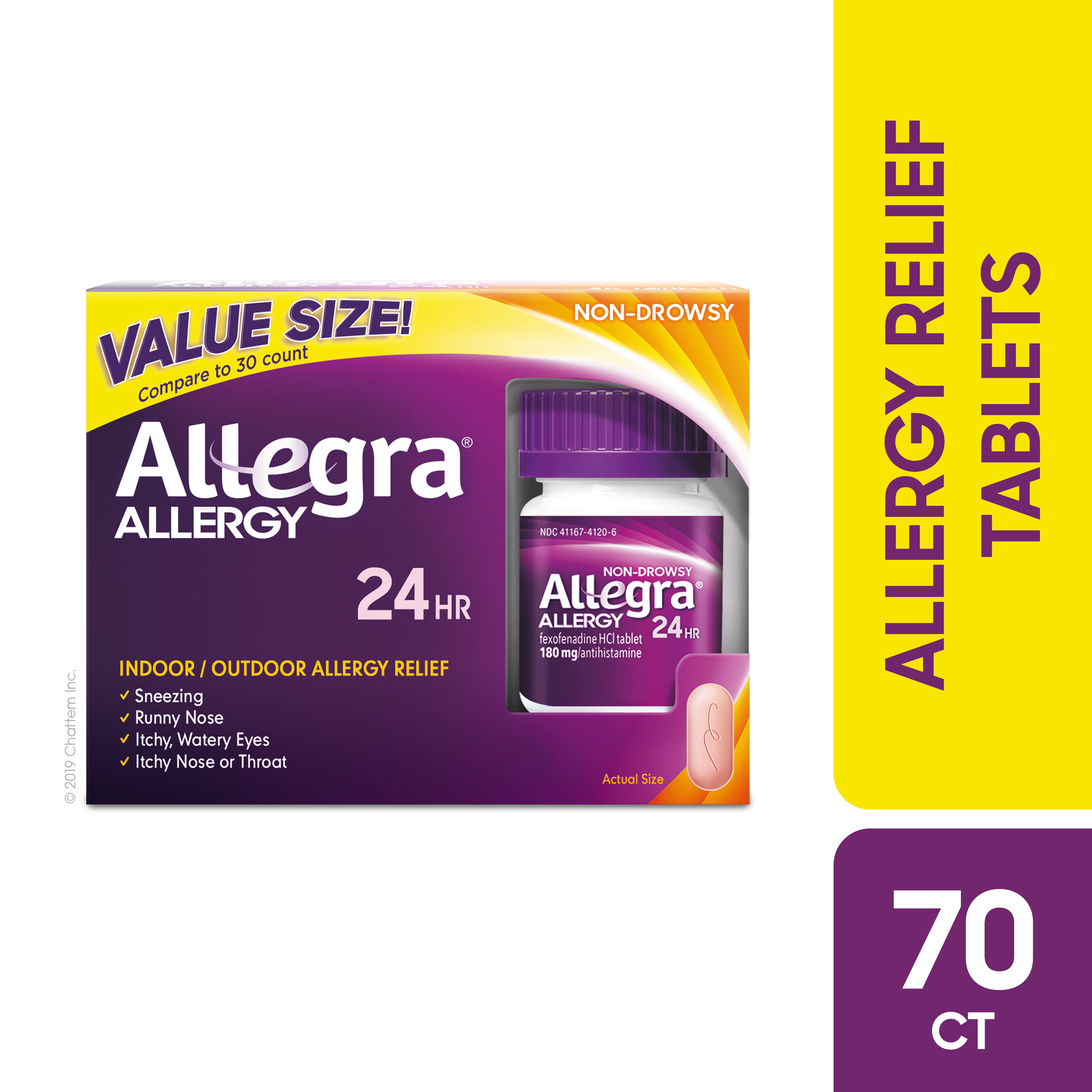Allegra 70 count price