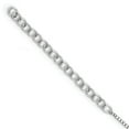 thumbnail image 4 of White Sterling Silver necklace Diamond Round Black 18 in 1 mm, 4 of 5