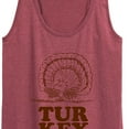 thumbnail image 3 of Peanuts - Woodstock Turkey - Women's Racerback Tank Top, 3 of 6