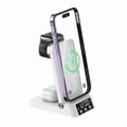 thumbnail image 1 of Chargeur Compact Sans Fil 4-en-1 25 W avec Réveil Intégré / Alimentation GaN Puissante, Chargeur Rapide 30 W comme Cadeau, 1 of 5