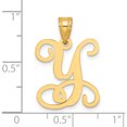 thumbnail image 4 of Ss/Gold Plated Sterling Silver Gold-Plated Letter Y Initial Pendant Made In United States -Jewelry By Sweet Pea, 4 of 4
