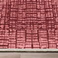 thumbnail image 6 of Well Woven Abstract Nightscape Modern Geometric Flat-Weave Red 9'10" x 13' Area Rug, 6 of 7