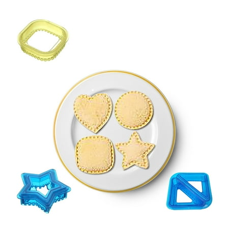 

absuyy Sandwich Mold Deals- Sandwich Cutter and Sealer Set Of 4 DIY Pancake Sandwich Molds