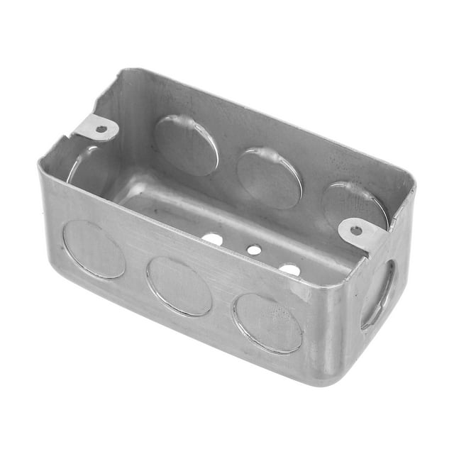 Metal Electrical Box Single Gang Electrical Box Deep Junction Box Metal Galvanized Electrical Box Drawn Construction