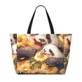 thumbnail image 2 of Balery Cute Panda Sunflower Beach Travel Bag - Water-Resistant, Large Capacity Lightweight Tote with 7 Pockets for Women and Men - Perfect for Beach, Pool, Gym, and Travel, 2 of 7