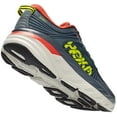 thumbnail image 3 of Hoka One 1110518-WWH: Men's Bondi 7 White/White Running Shoes (8.5 D(M) US Men, Turbulence/Chili), 3 of 6