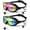 Aqua & Birght Rose, variant on SENLINK Swim Goggles 2 Pack, Wide Vision Anti-Fog UV Protection Swimming Goggles, Leakproof Swim Glasses for Men, Women, Kids