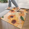 thumbnail image 4 of Yellow Green Leaf Sunflower Pattern Door Rugs,Washable Non Slip Door Mats Indoor,Decorative Door Mats,Entry Mat Indoor for Entrance,Bedroom,Kitchen,Bathroom,17"x30", 4 of 6