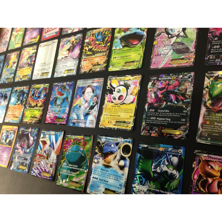 Pokemon Card Lot 100 Official TCG Cards Ultra Rare Included EX GX V MEGA +  HOLOS