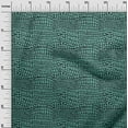 thumbnail image 2 of oneOone Georgette Viscose Dusty Teal Green Fabric Crocodile Animal Skin Sewing Fabric By The Yard Printed Diy Clothing Sewing Supplies 42 Inch Wide, 2 of 4