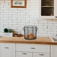 thumbnail image 3 of Durable Iron Art Fruit Basket Kitchen Fruit Storage Basket Iron Food Storage Basket, 3 of 7