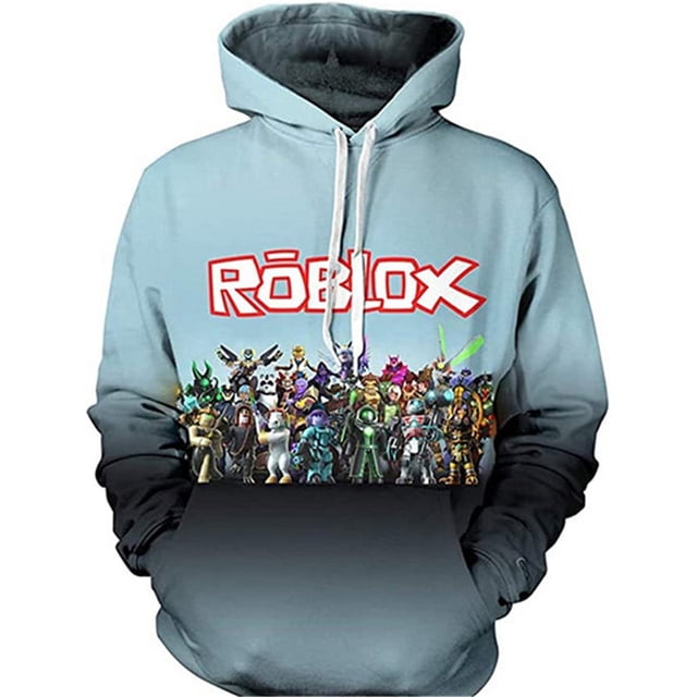 ROBLOX-suéter con capucha y estampado Digital para hombre y niña, suéter de moda para pareja, regalo de cumpleaños, nuevo