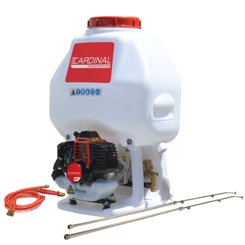 CARDINAL 1.8HP Gas Powered Backpack Sprayer 435 PSI Pump and 6.5 Gallon Tank for Liquid