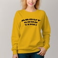 thumbnail image 3 of Women's About Pattern Crew Neck Pullover Cozy Clothes Autumn Winter, 3 of 11