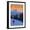 Black Frame, variant on Art.com Mt. Bachelor and Skier - Oregon Art Print by Lantern Press, Brown Frame Wall Art, 17" x 23"