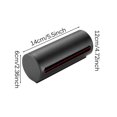 thumbnail image 2 of Naiovety Dispensador de bolsas de basura, soporte de pared para cocina, caja de almacenamiento sin perforaciones de aluminio, organizador Juegos de accesorios de baño, 2 of 6