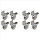 thumbnail image 1 of Ruedas de Montaje Lateral, Ruedas para Muebles de 2 Pulgadas, Ruedas de Goma en Forma de L, Juego de 8, Tapa Giratoria con Bloqueo de 360 Grados, Paquete de 8, 1 of 5