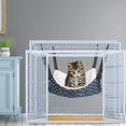 thumbnail image 2 of Pet Cage Hammock Design Small Animal Hammock Soft and Comfortable Cat Sleeping Hammock for Cat Small Dogs convenient, 2 of 7