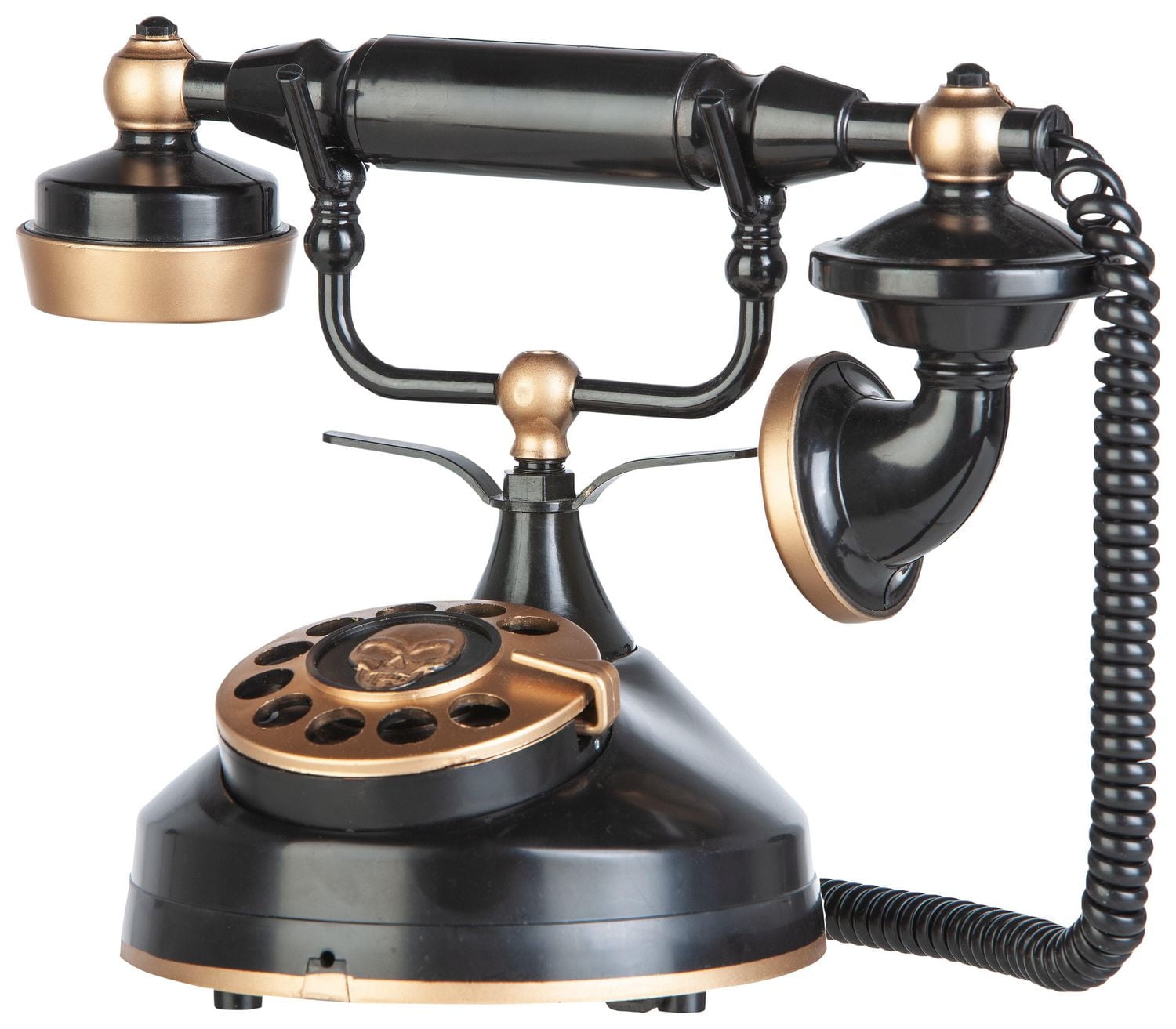 Décor de table-Téléphone de style victorien-Noir w / Gold Trim