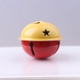 thumbnail image 3 of 40mm Big Hollow Star Jingle Bells Pendant Frosted Bell for Festival Party Christmas Tree Decor /DIY Craft Pet Necklace Ornament, 3 of 5