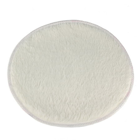 Hot Pink Shag Carpet NK 16'' Round Rugs Circular Bedroom Fluffy Rugs Anti-Skid Shaggy Area Office Sitting Drawing Room Gateway Door Carpet Pink Blue Grey ()
